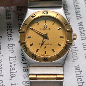 오메가 컨스틸레이션 별로고 18K콤비 풀바 쿼츠 여성용 브레이슬릿 ver. 이미지