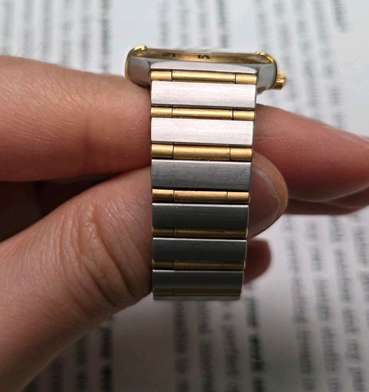 오메가 컨스틸레이션 별로고 18K콤비 풀바 쿼츠 여성용 브레이슬릿 ver. 이미지