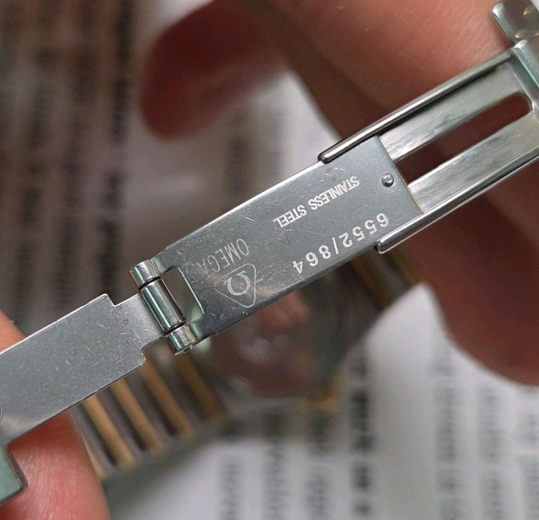 오메가 컨스틸레이션 별로고 18K콤비 풀바 쿼츠 여성용 브레이슬릿 ver. 이미지