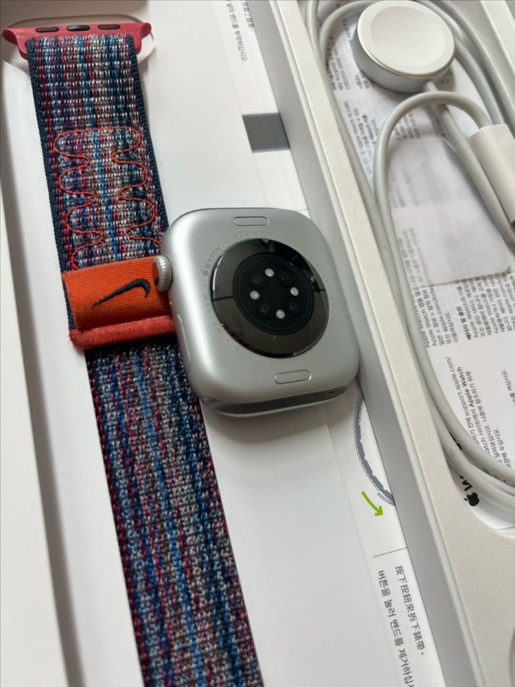 애플워치10 46mm 실버 SS급 이미지