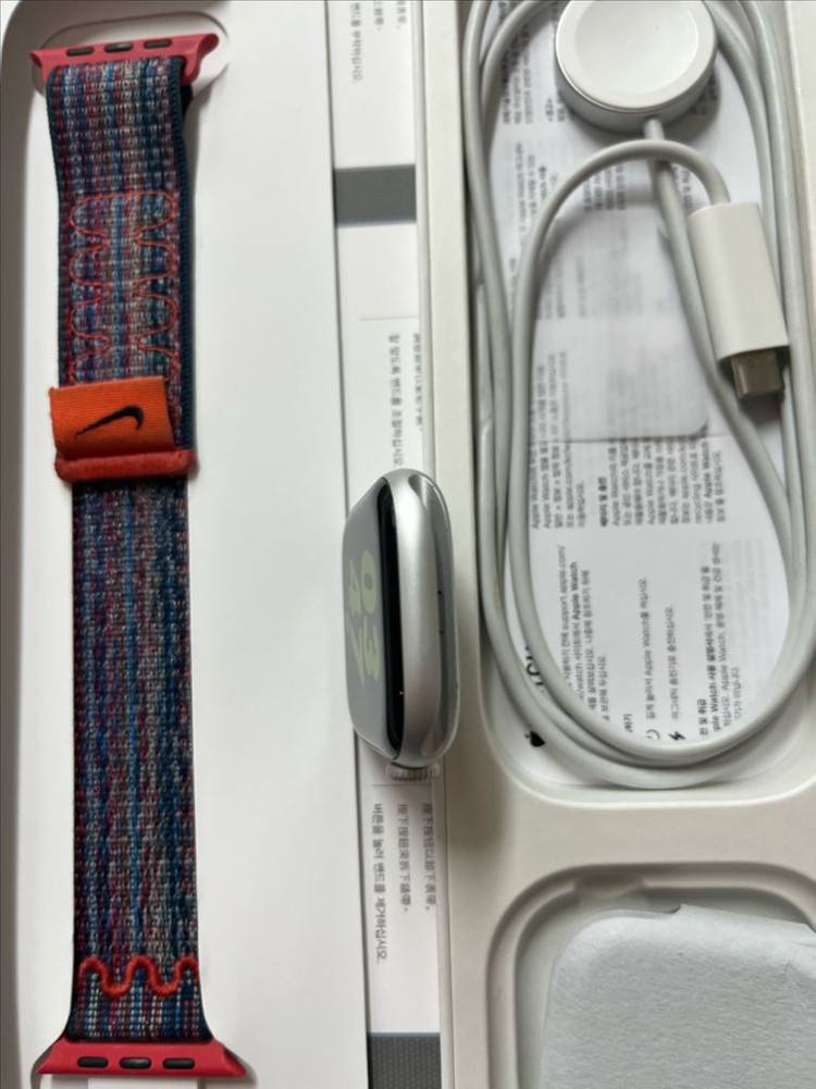 애플워치10 46mm 실버 SS급 이미지