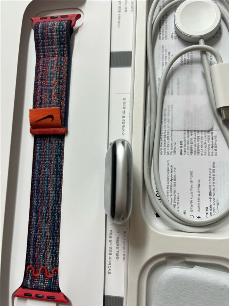 애플워치10 46mm 실버 SS급 이미지