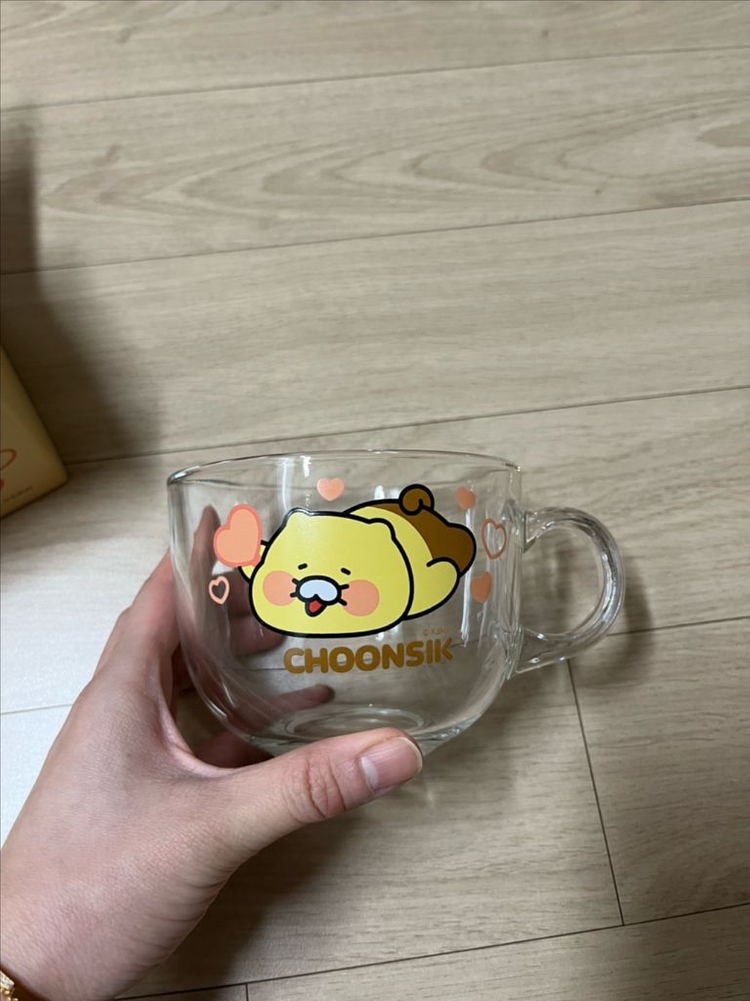 춘식이 요거트 글라스볼 새상품 이미지