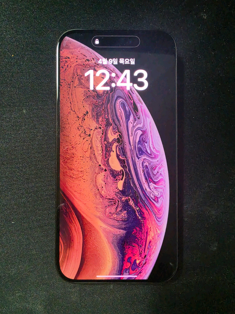 아이폰15프로 128g 티타늄 블랙 이미지