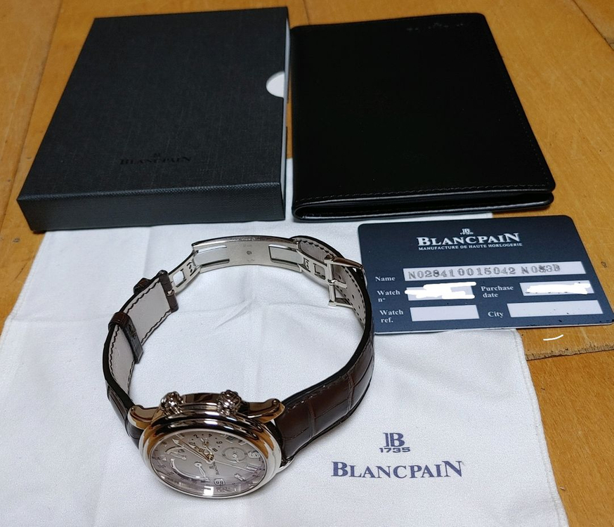 블랑팡 르망 알람gmt 18k금통 40mm 이미지