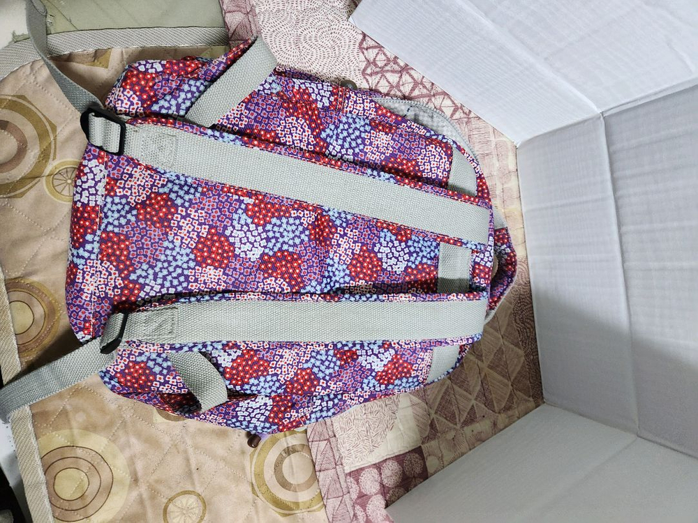 플로럴 패턴 백팩 키플링 이미지