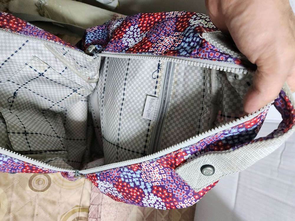 플로럴 패턴 백팩 키플링 이미지