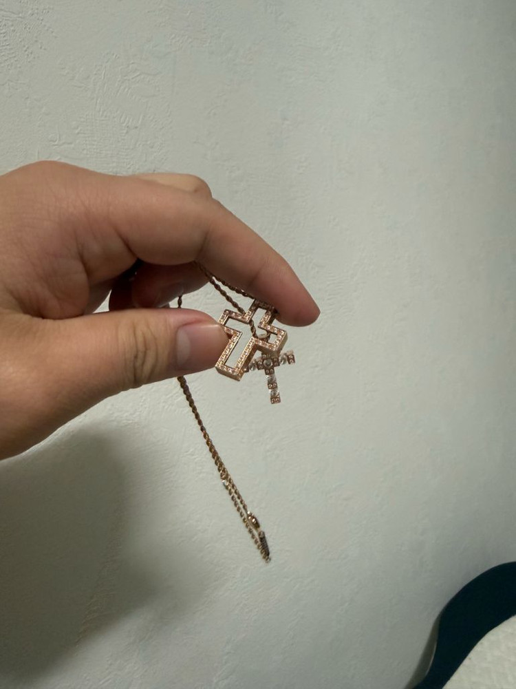 18k 다미아니 벨에포크 목걸이 로즈골드 라지 이미지