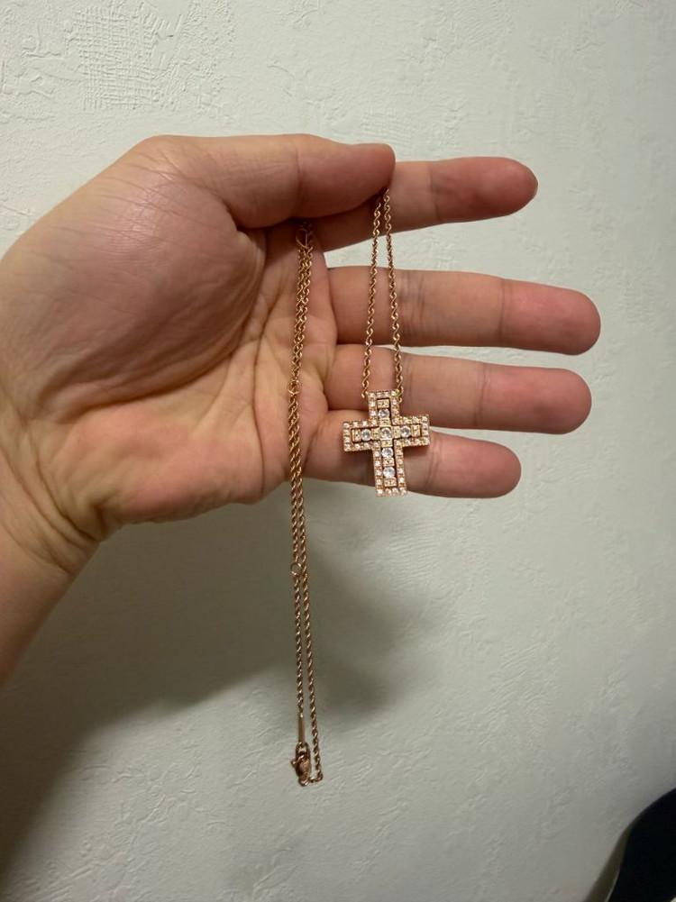 18k 다미아니 벨에포크 목걸이 로즈골드 라지 이미지