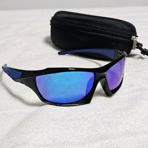 (새것) 블루미러렌즈 스포츠 선글라스 런닝 자전거 편광 틴트안경 이미지