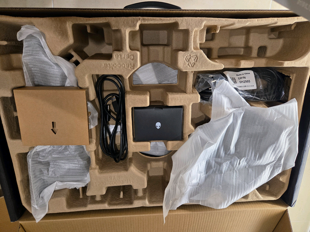 aw2523hf 360hz 불량화소x 외관도 깔끔 이미지