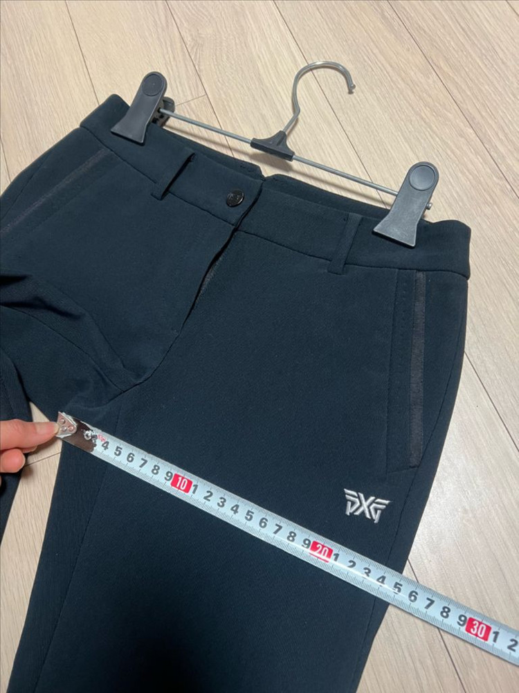 21년 정품 PXG 피엑스지 여성 골프 에센셜 팬츠 XXS 스판 골프웨어 골프복 블랙 검정 이미지