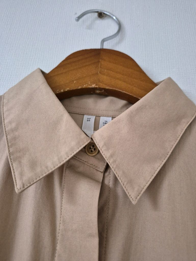 아르켓 캉캉 셔츠형 롱원피스( 이미지