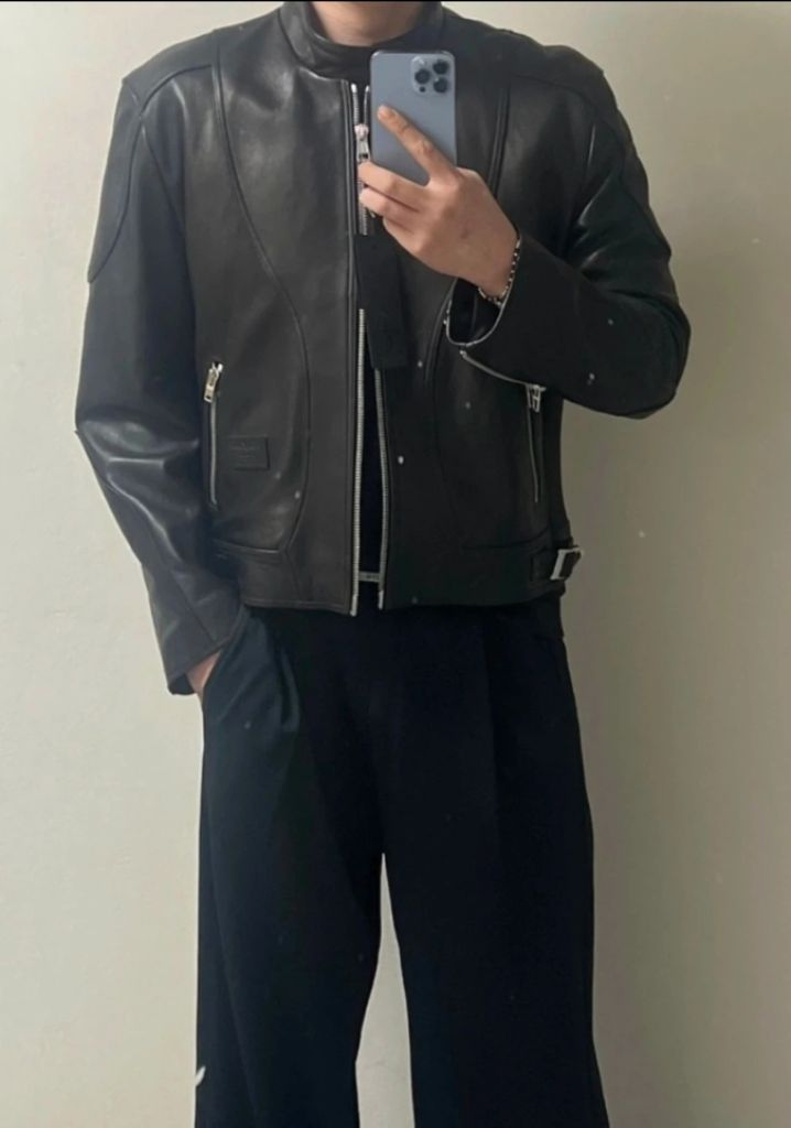 [48] [105] 느와르 라르메스 블랙라벨 버서커가죽자켓 이미지