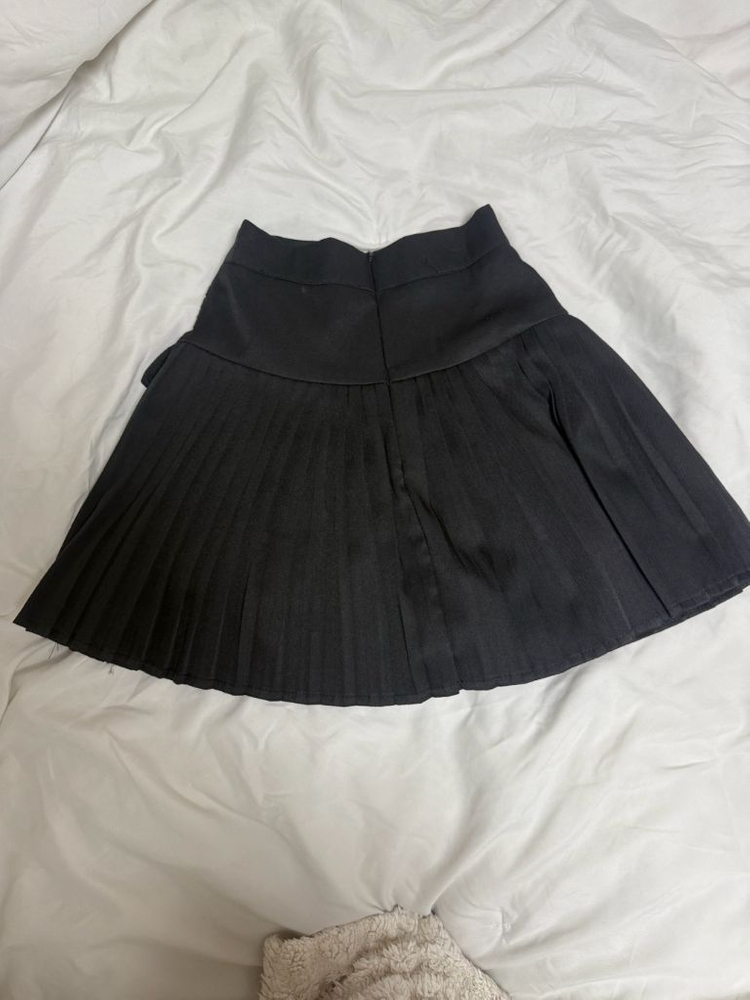 수선완료) 수입의류 디 D 플리츠 미니 스커트 블랙 치마 디오르 테니스에이블리 홀복 로썸제이 샵탑 라첼 엉넬 이미지