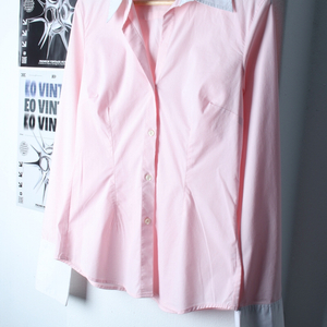 W(M-L) 브랜드빈티지 셔츠 남방 블라우스 무지 이미지