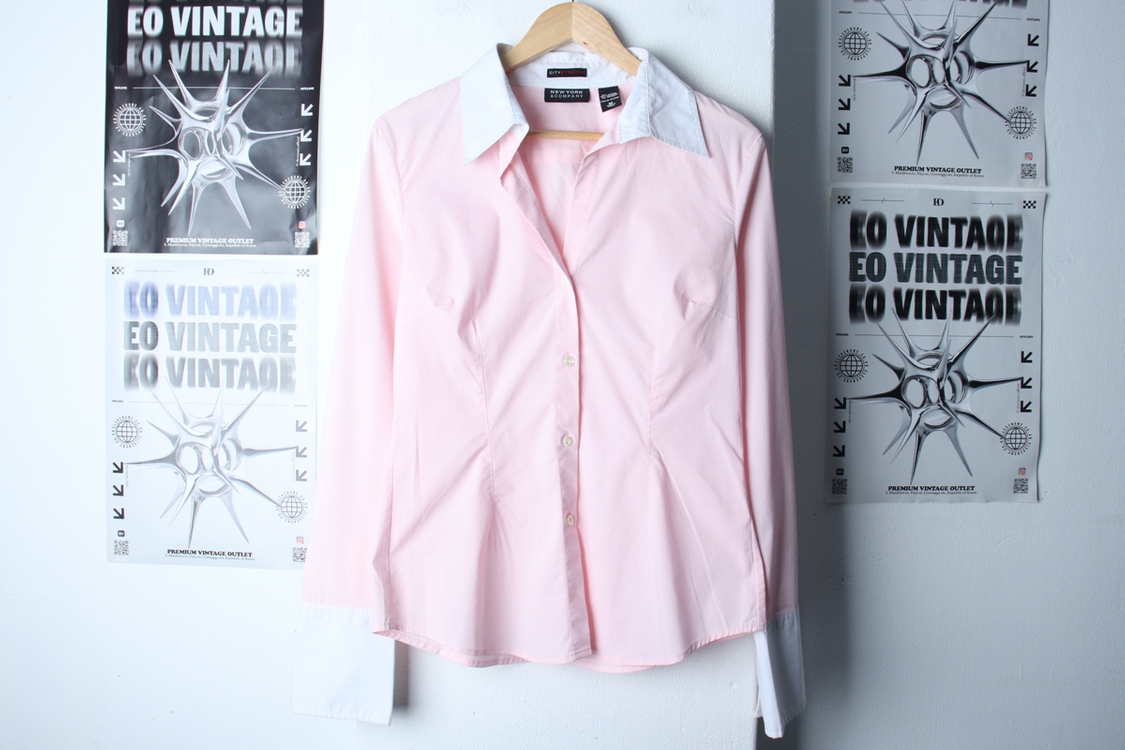 W(M-L) 브랜드빈티지 셔츠 남방 블라우스 무지 이미지