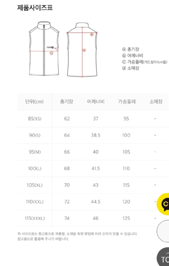 새상품 - 내셔널지오그래픽 덕다운 경량 조끼 이미지
