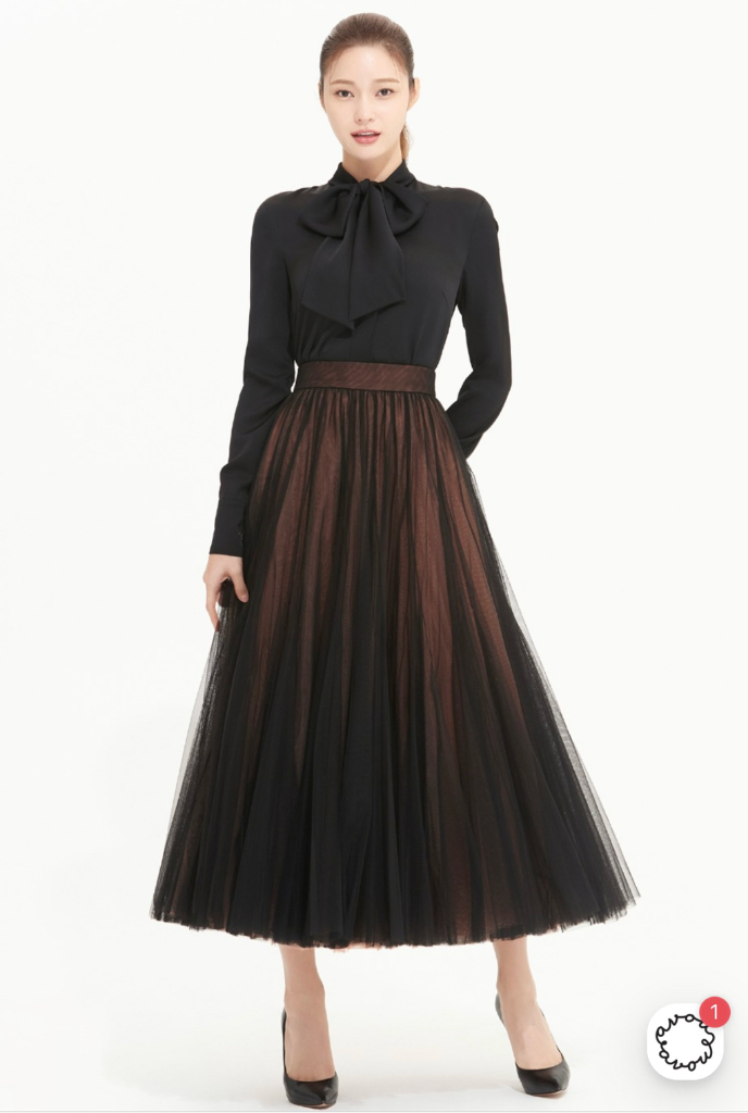 [새상품] 아보아보 튤 스커트 ( 산드로 마쥬 이자벨마랑 시에 샤넬 디올 셀린느 미우미우 로저비비에 마놀로블라닉 이미지