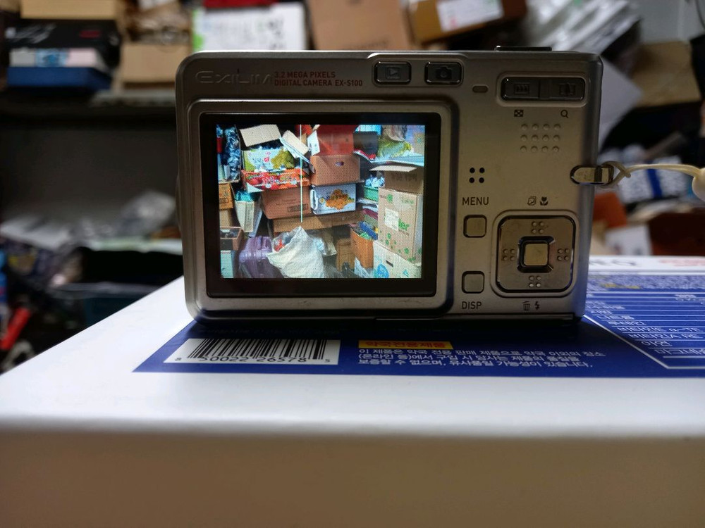 카시오 엑슬림 EX-S100 디카 이미지