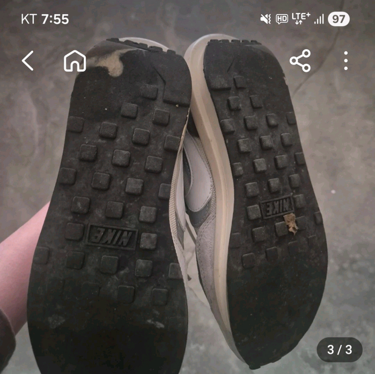 나이키 사카이 와플회색 운동화 (245입니다) 이미지