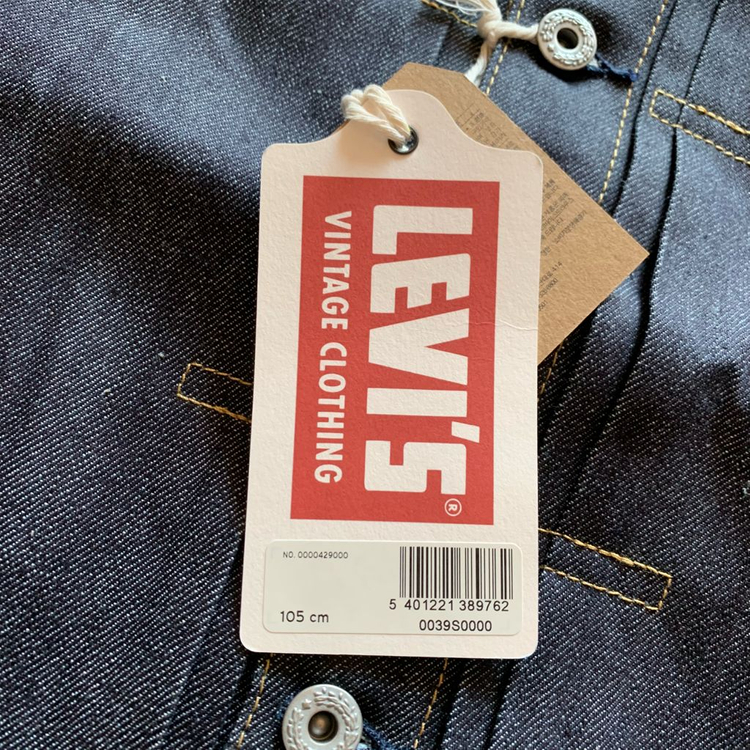 리바이스 LVC s506xx 대전판 자켓 XL(44) 새제품 이미지