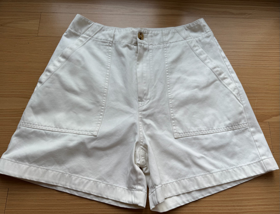 파사트패턴 퍼티그 버뮤다 팬츠_ivory -S사이즈 이미지