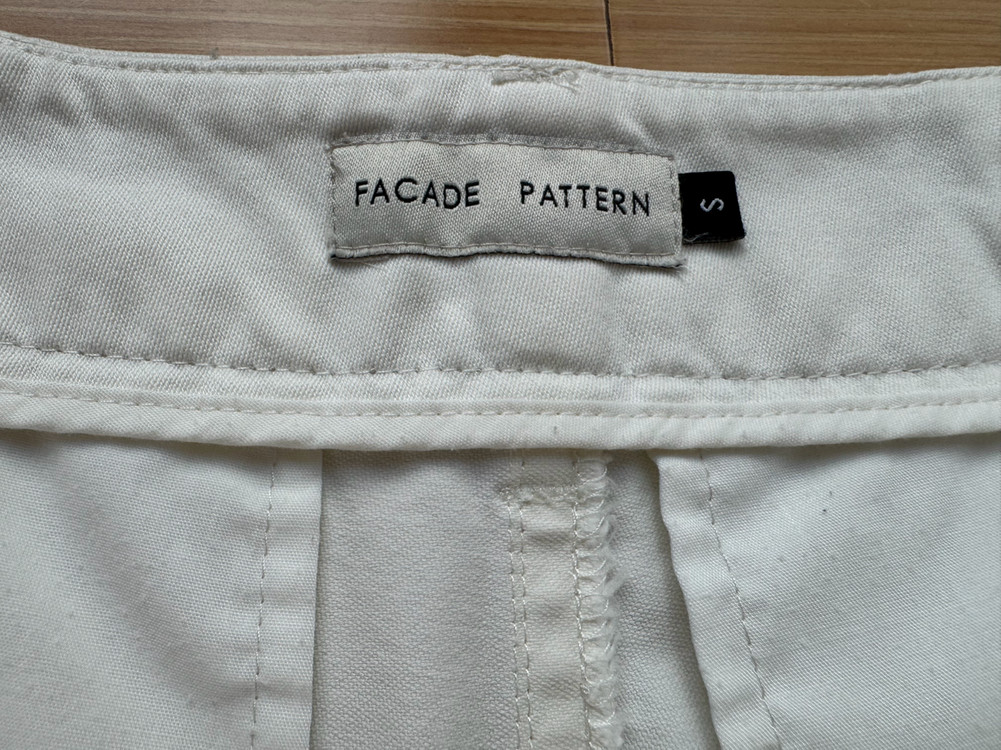 파사트패턴 퍼티그 버뮤다 팬츠_ivory -S사이즈 이미지