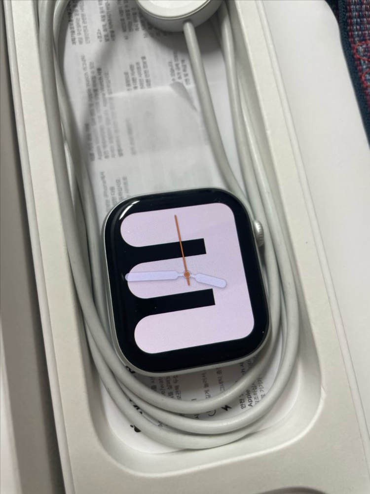 애플워치10 46mm 실버 SS급 이미지