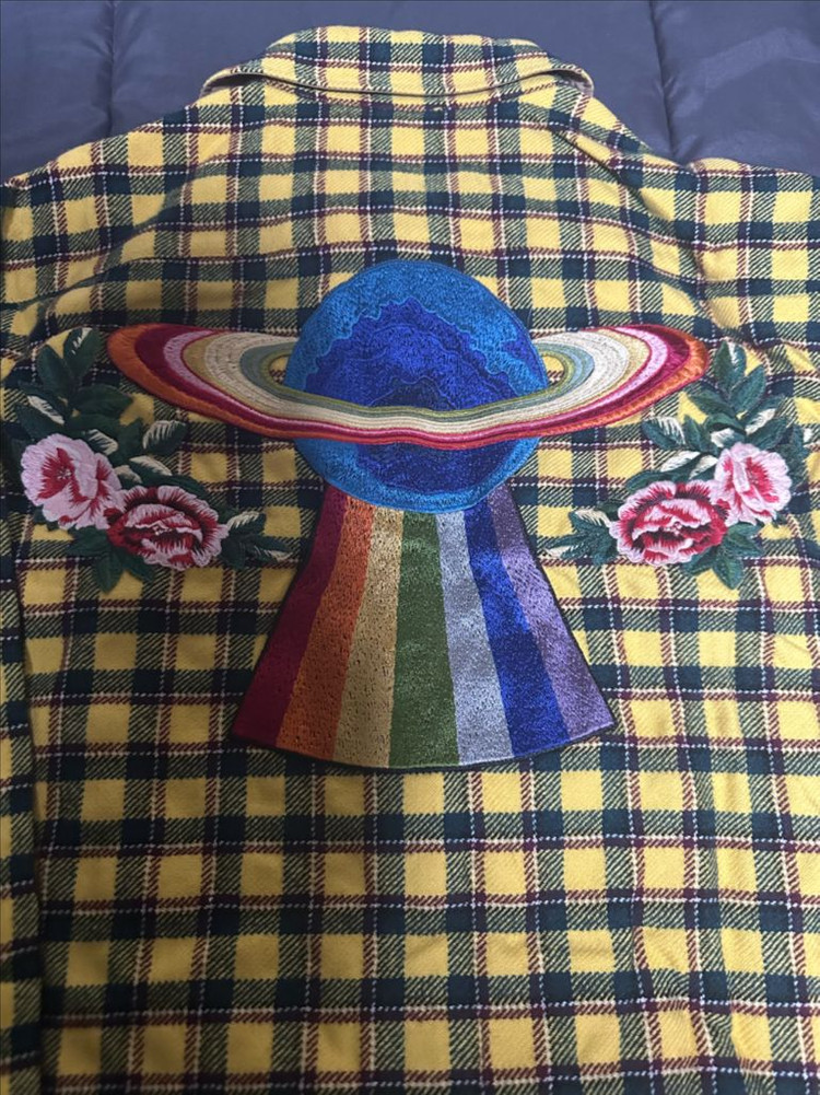 구찌 / UFO 체크 셔츠자켓 / 40 이미지