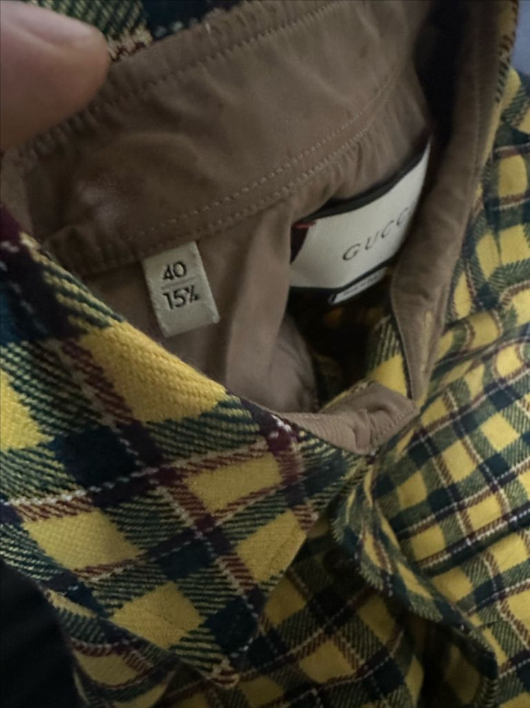 구찌 / UFO 체크 셔츠자켓 / 40 이미지