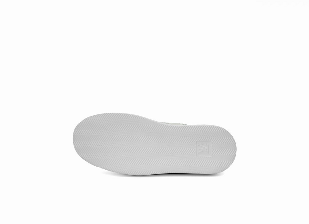 [9] 루이비통 남성 비버리 힐스 다미에 트레이너 스니커즈 화이트 그린 이미지