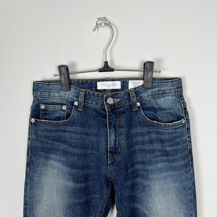 페이탈리즘/슬림핏 청바지 스키니 진 여M/라덴 이미지