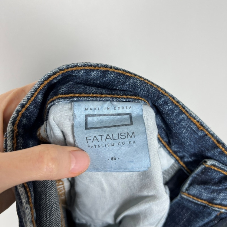 페이탈리즘/슬림핏 청바지 스키니 진 여M/라덴 이미지