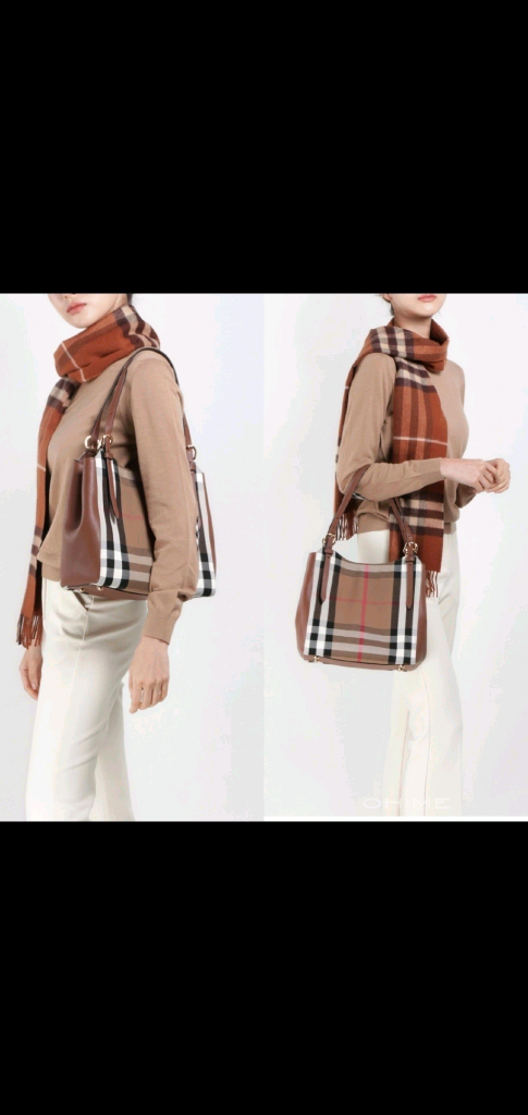 버버리 하우스체크 숄더백 토트백 새상품급 정품(감정O)구찌프라다루이비통디올고야드샤넬셀린느보테가생로랑발렌시아가가방 이미지