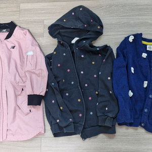 여아 120 봄 점퍼,가디건 일괄 뉴발란스키즈 외 이미지