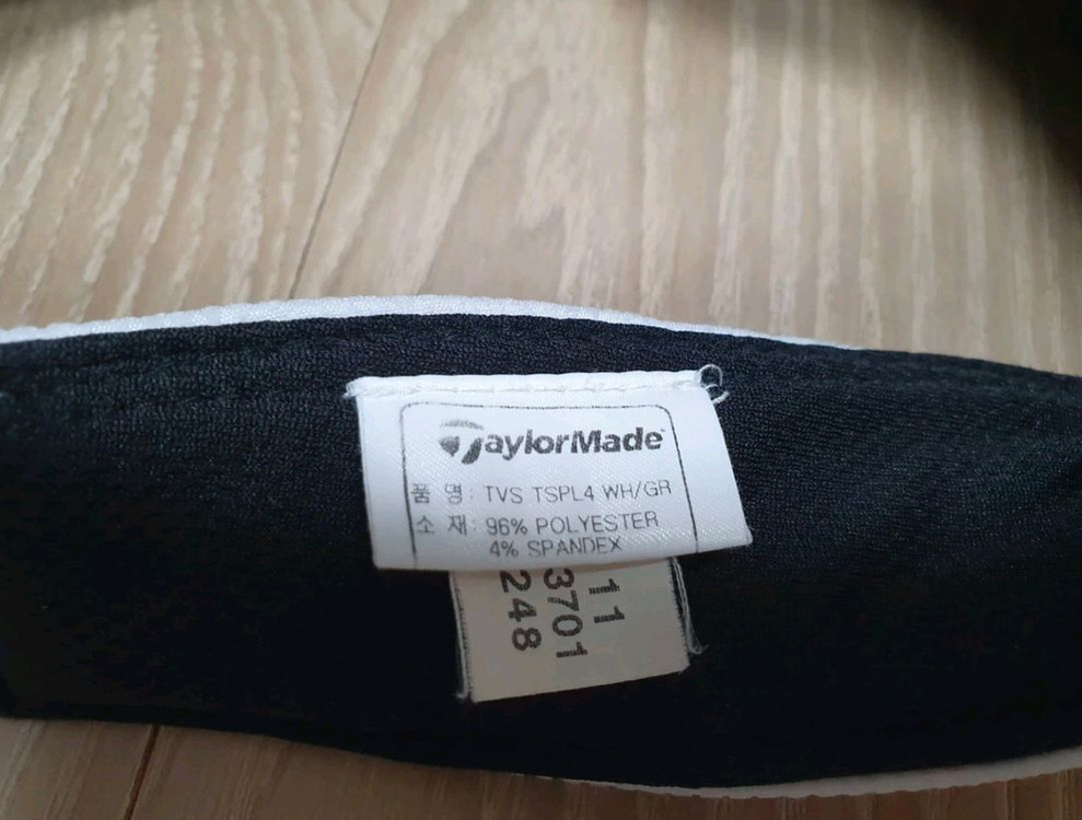 테일러메이드 골프 모자 썬캡 화이트 이미지