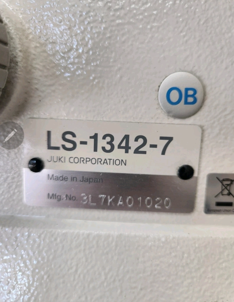 가죽미싱 타프미싱 JUKI 공업용 미싱 LS-1342-7 상태최상 이미지