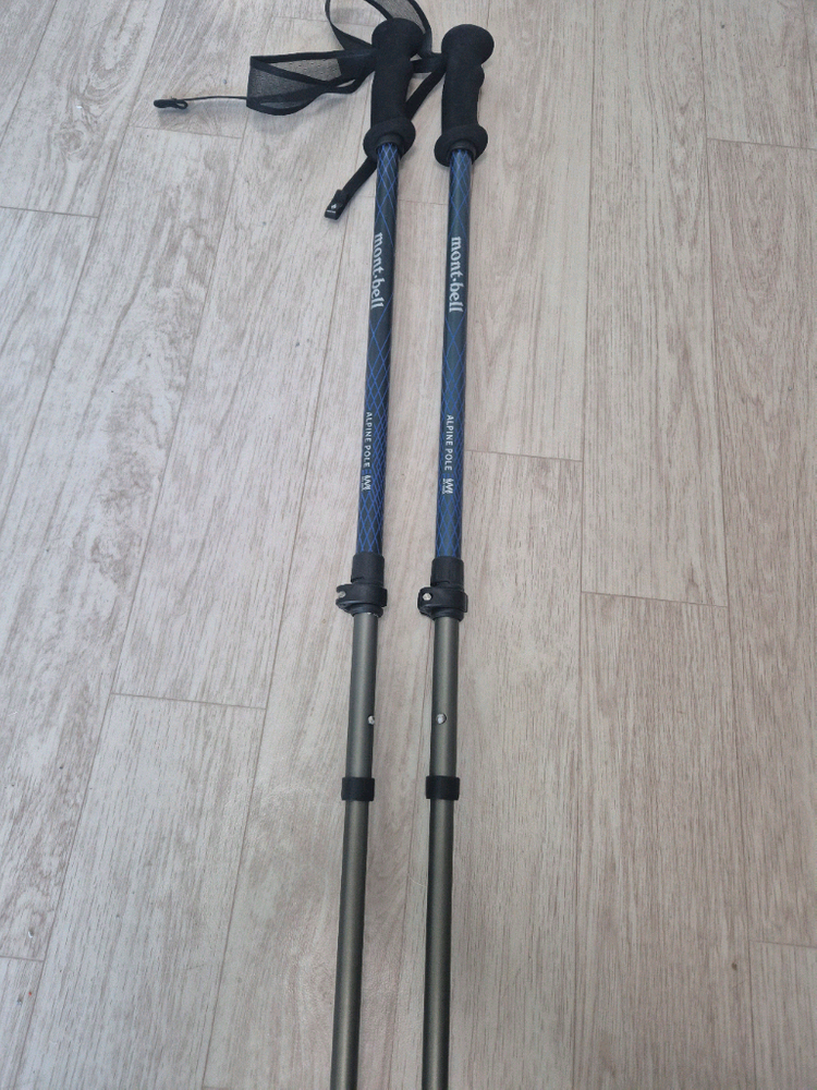 몽벨 알파인 안티쇽 일본제조 등산스틱 이미지