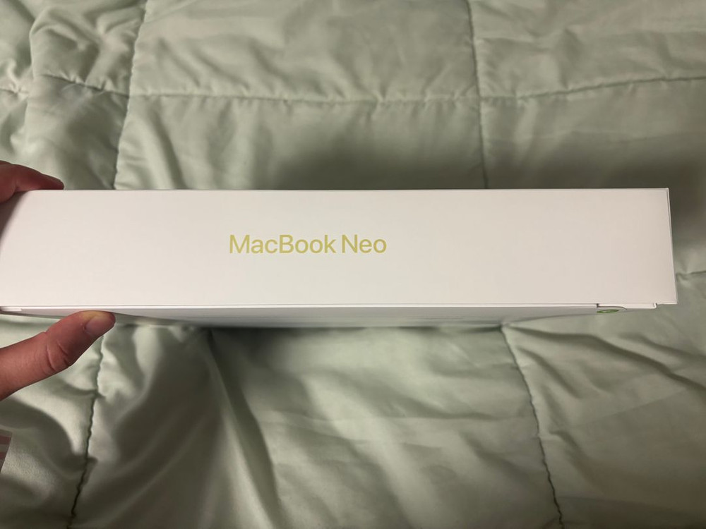 맥북네오 13인치 256GB 시트러스 미개봉 이미지