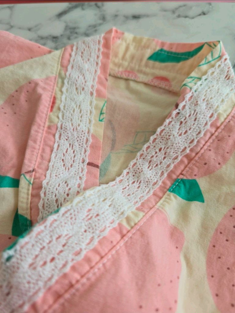 (100사이즈/1회착용)일본 여행당시 한번 입은 유카타 기모노 이미지