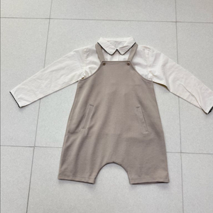 미착용) 슈슈앤크라 셔츠 멜빵바지 4세 이미지