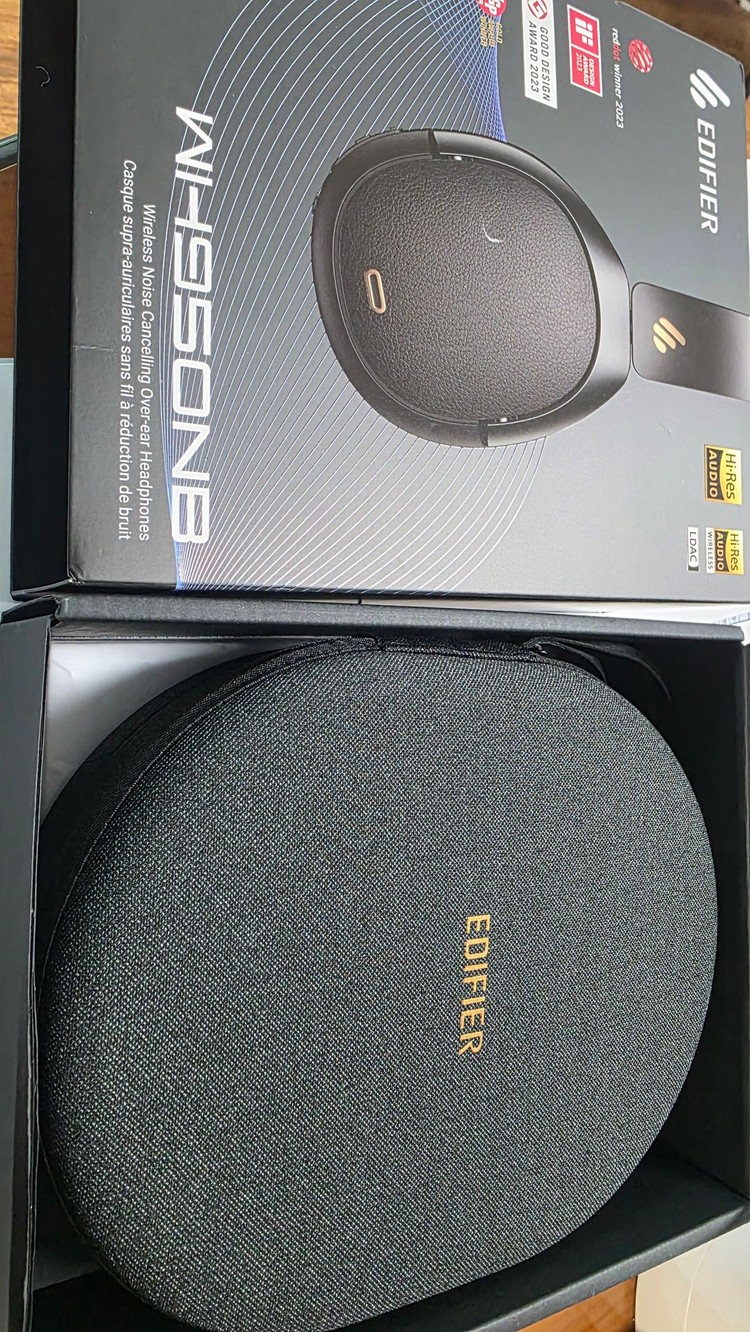 Edifier 에디파이어 WH950NB 노이즈 캔슬링 LDAC 블루투스 무선 헤드폰(젠하이저 보스 소니 대응 가성비 이미지