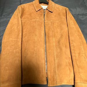 타임 옴므 / 새상품 스웨이드 가죽 레더자켓 브라운 / 100 이미지