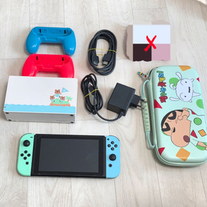 닌텐도 스위치 동물의 숲 에디션 배터리개선판 신형 이미지