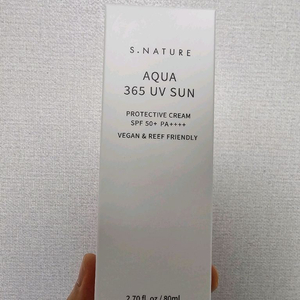 에스네이처 아쿠아 365 선크림 미개봉 새상품 80ml 이미지