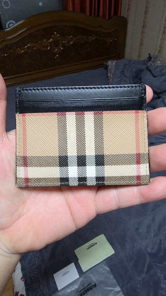 (정품) 버버리 빈티지 체크 카드지갑/남녀공용/개인/팝니다. 이미지