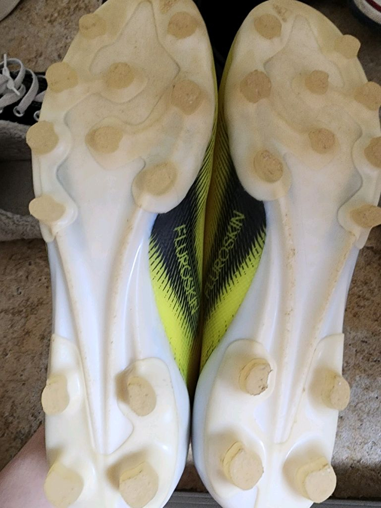 아디다스 X 고스티드.1 축구화 형광색 hg 이미지