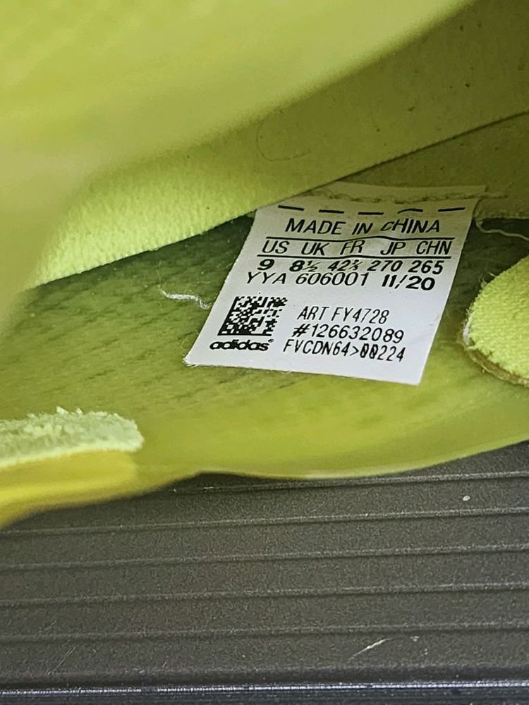 아디다스 X 고스티드.1 축구화 형광색 hg 이미지