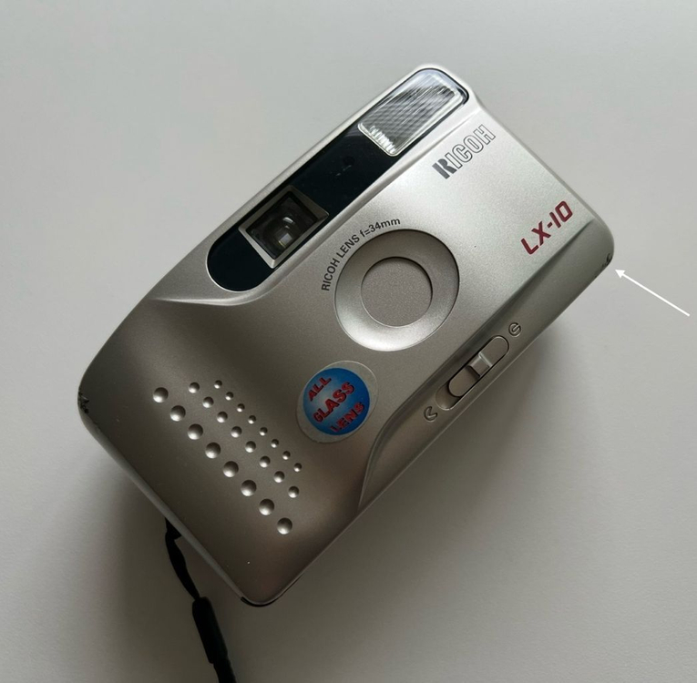 리코 필름 카메라. 이미지